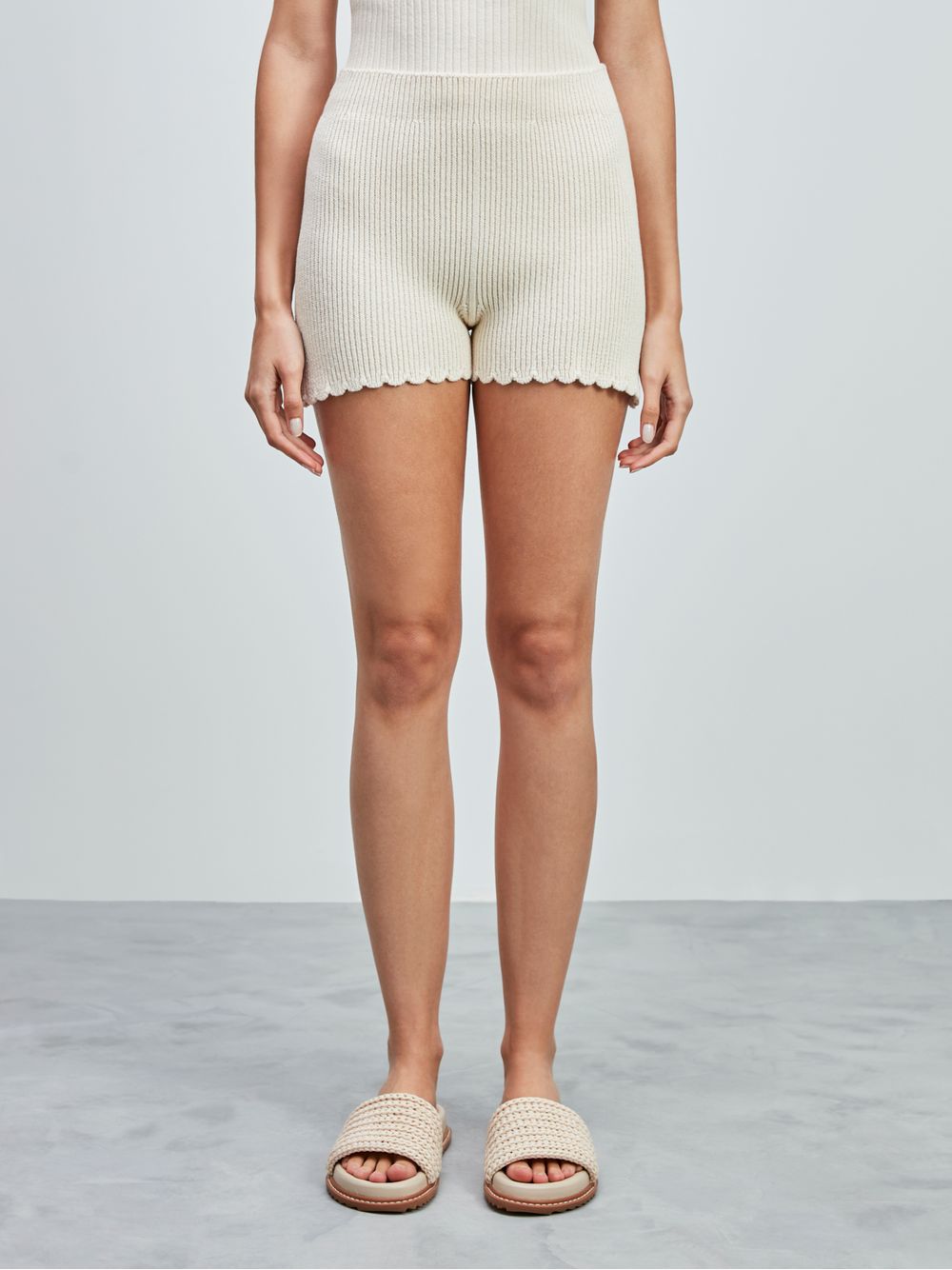 Anselmi — Short com Babados Cru