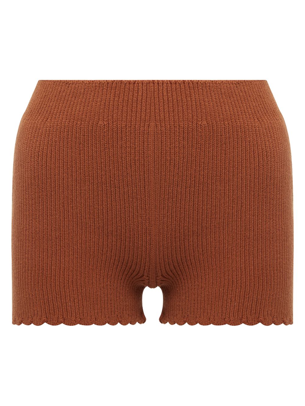Anselmi — Short com Babados Ferrugem