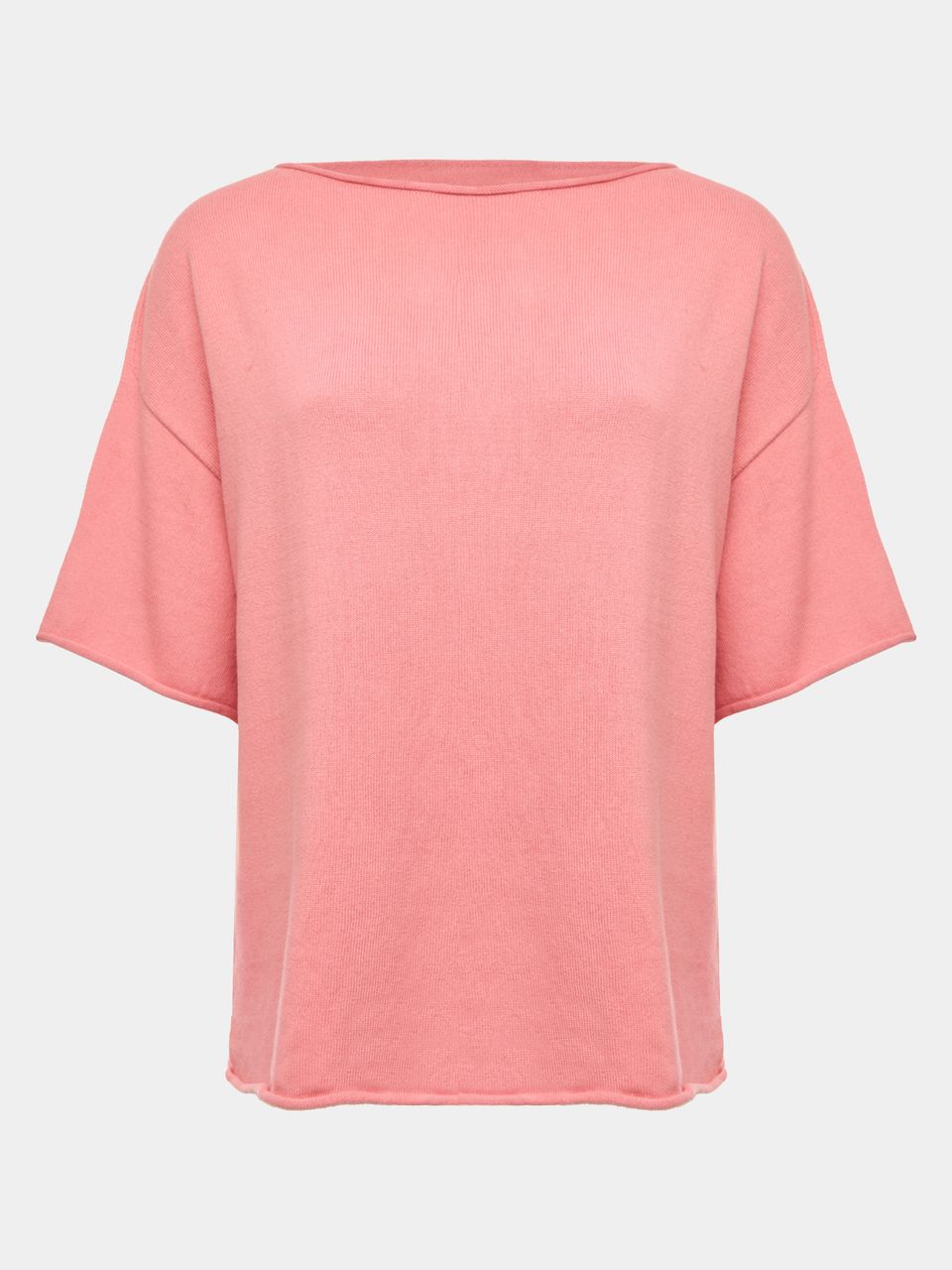 Blusa Básica Decote Canoa Cerejeira