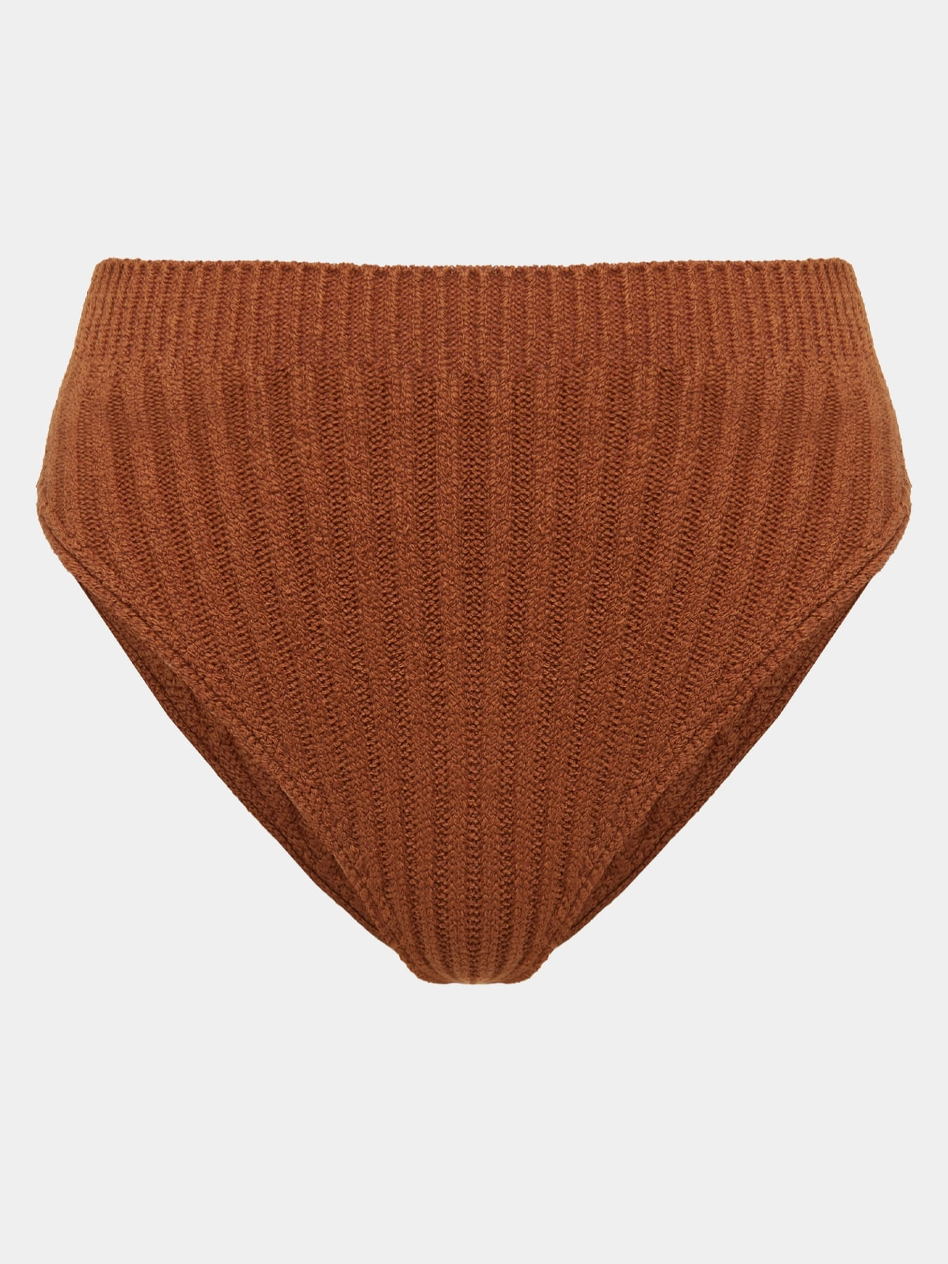 Hot Pant Canelado Canela — Anselmi