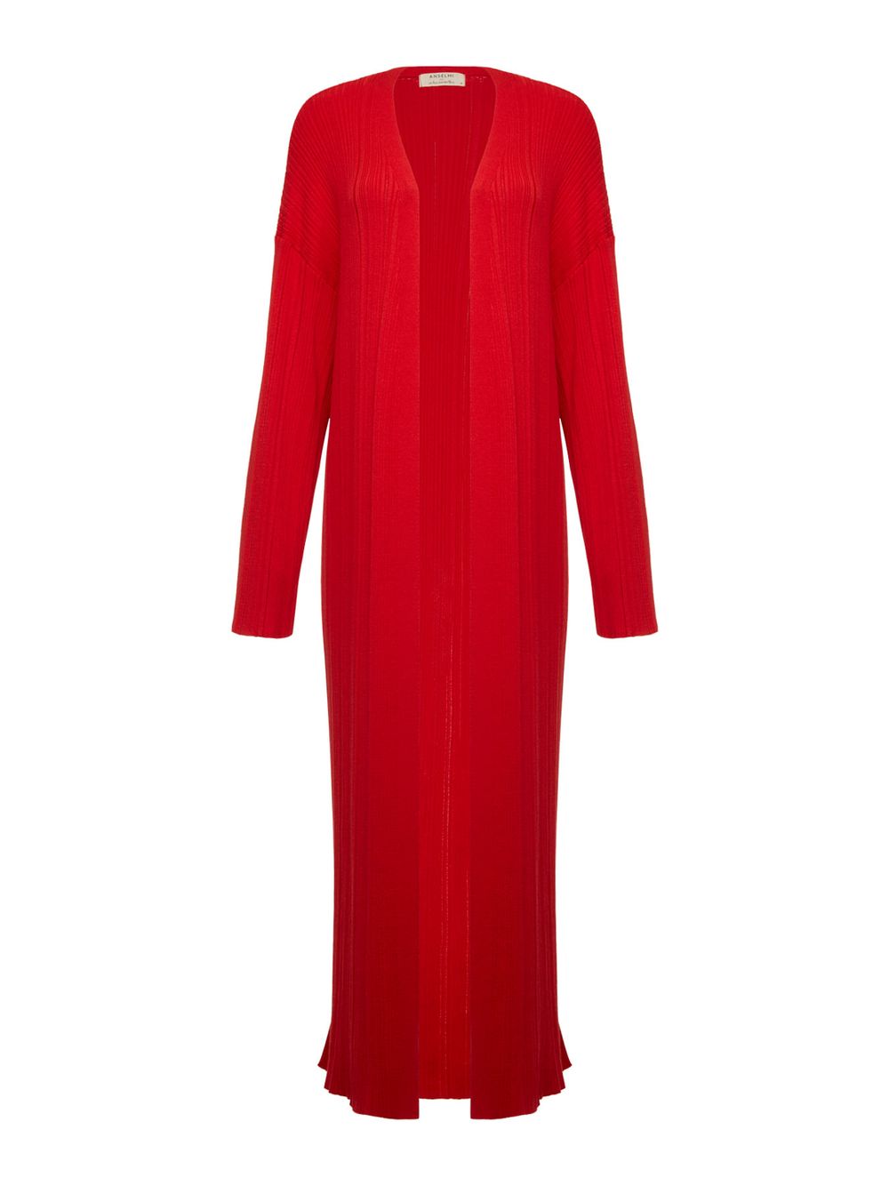 Anselmi — Cardigan Alongado Vermelho