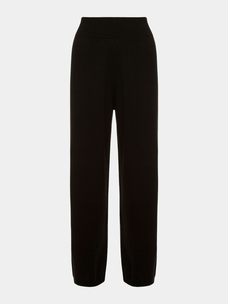 Calça Reta 100% Cashmere Preto