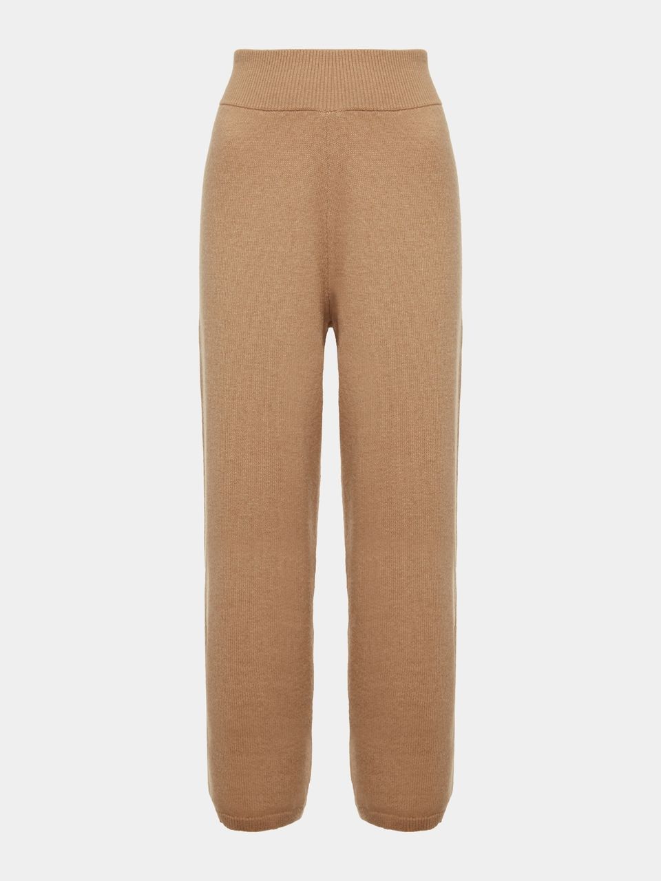 Calça Reta 100% Cashmere Camelo