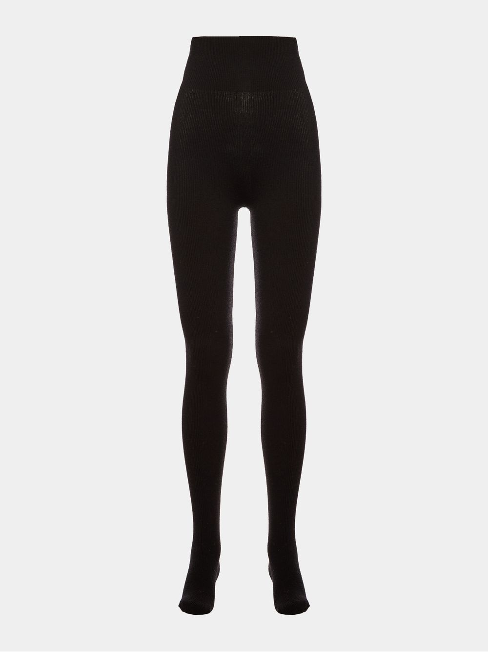 Anselmi — Meia-Calça em Lã Merino Preto