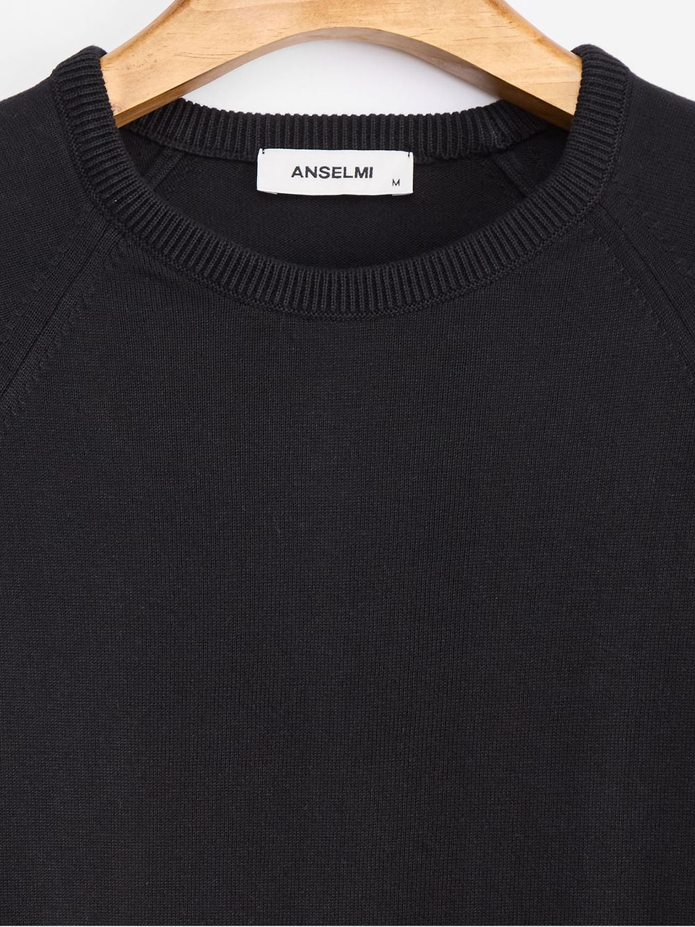 Anselmi — Blusa Básica 100% Algodão  Preto