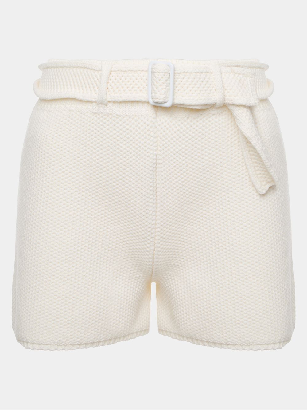 Anselmi — Short com Cinto Off White