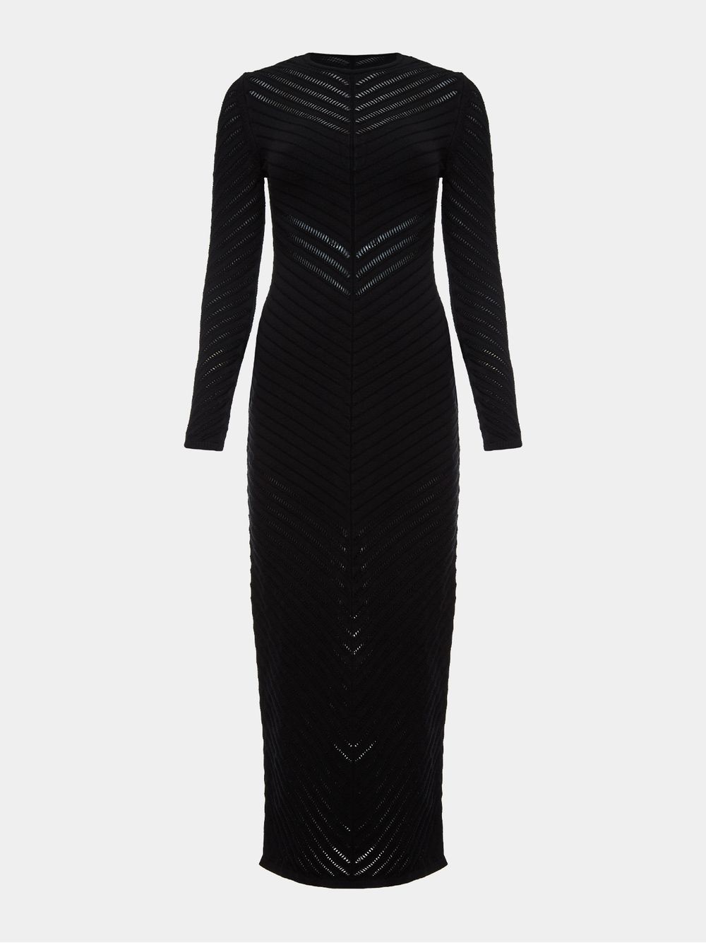 Anselmi — Vestido Longo Brisa Preto