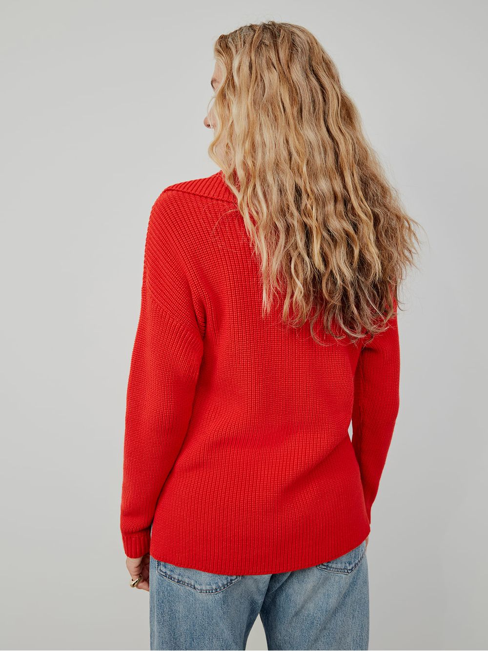 Anselmi — Blusa Gola Polo Lisa Vermelho
