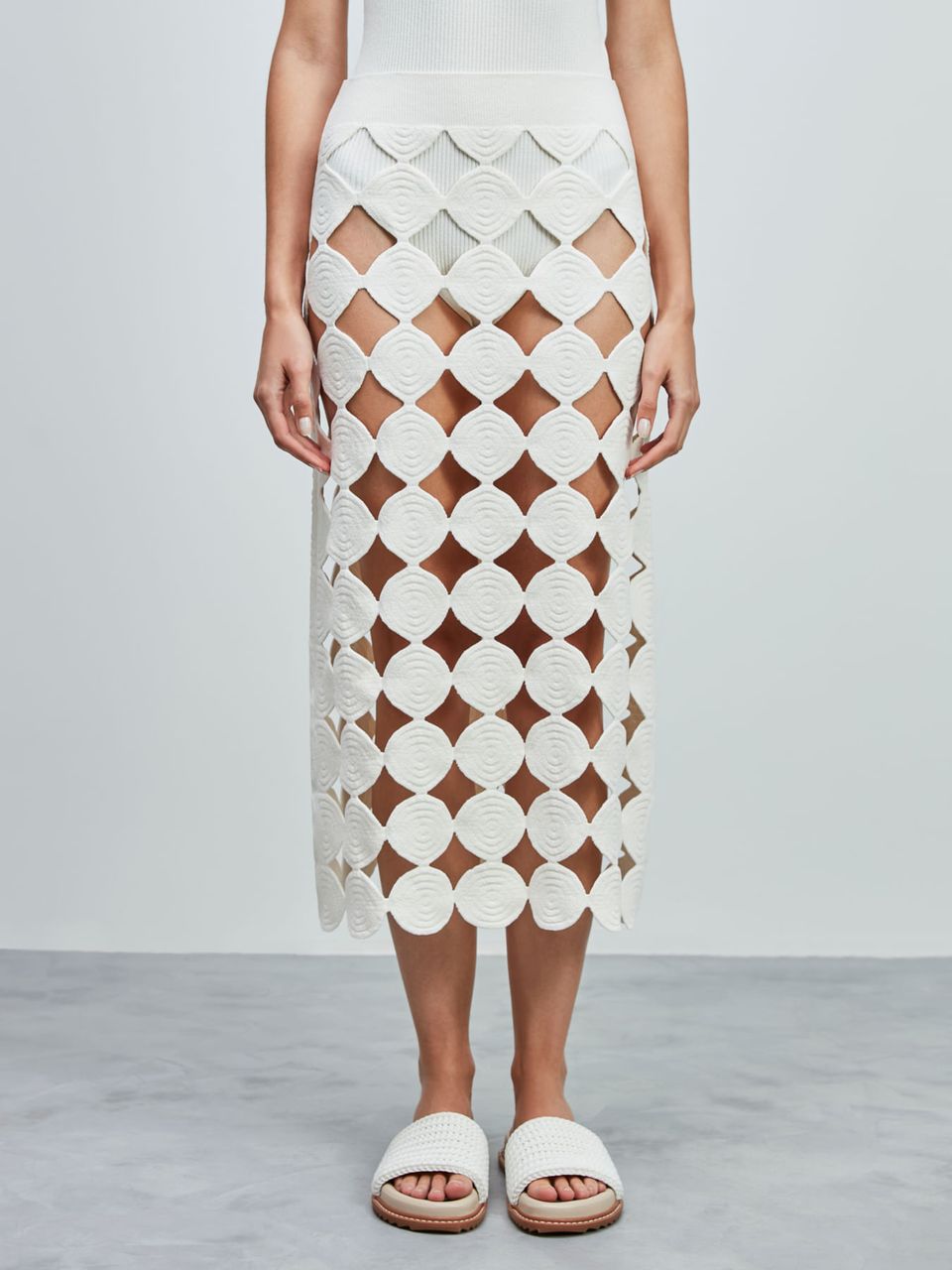 Saia Balneário Off White