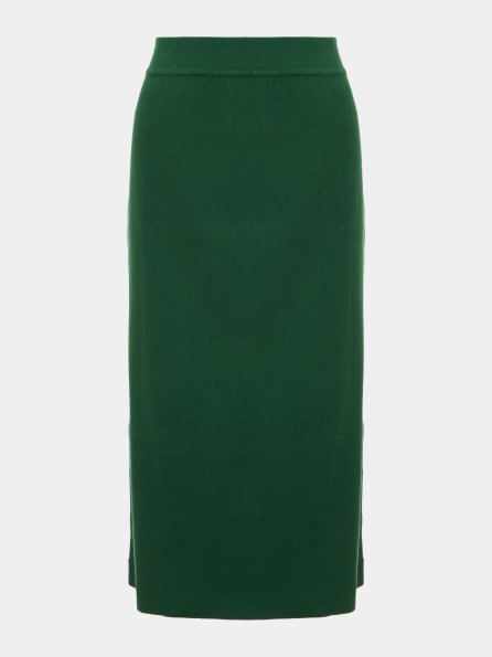 Saia Midi Verde Pinheiro — Anselmi