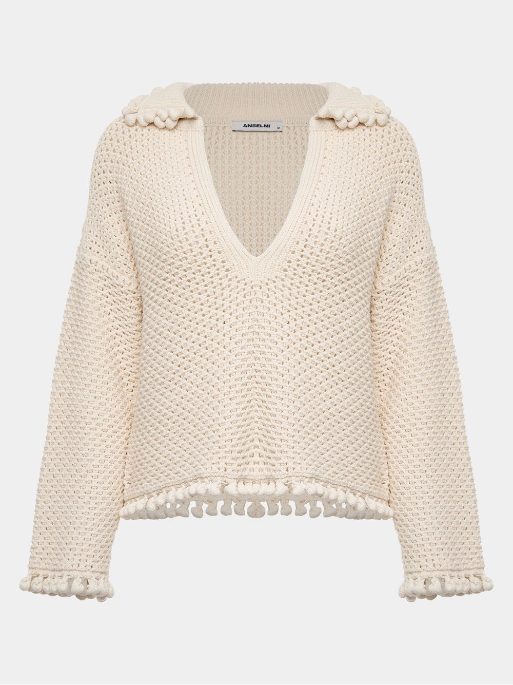 Anselmi — Blusa Polo Blimblom Cru