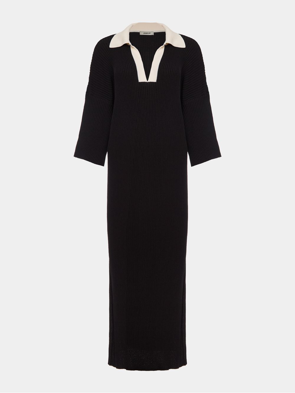 Anselmi — Vestido Midi Classic Preto