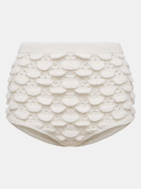 Hot Pants Concha Off White — Anselmi