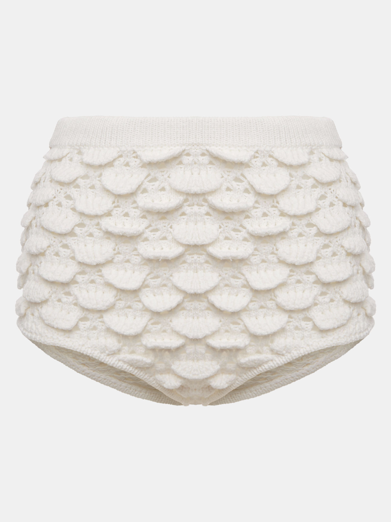 Hot Pants Concha Off White — Anselmi