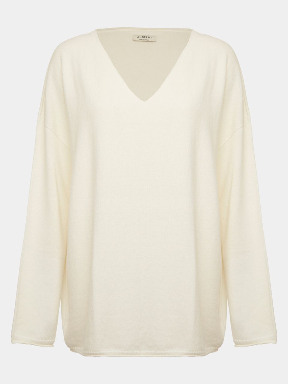 Blusa Anselmi 100% Cashmere Off White