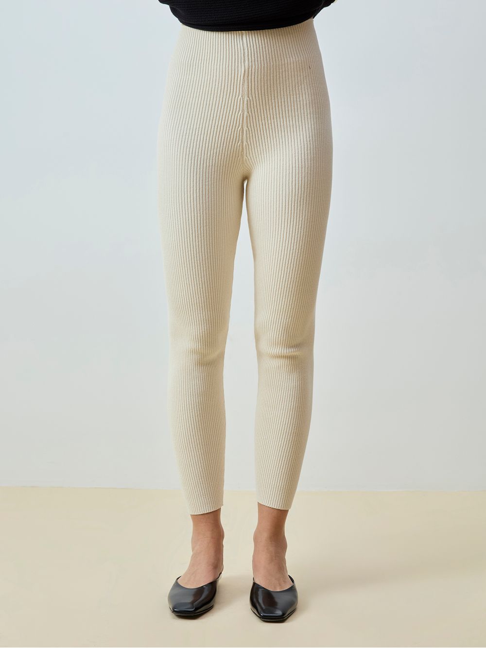 Anselmi — Legging em Tricô Cru
