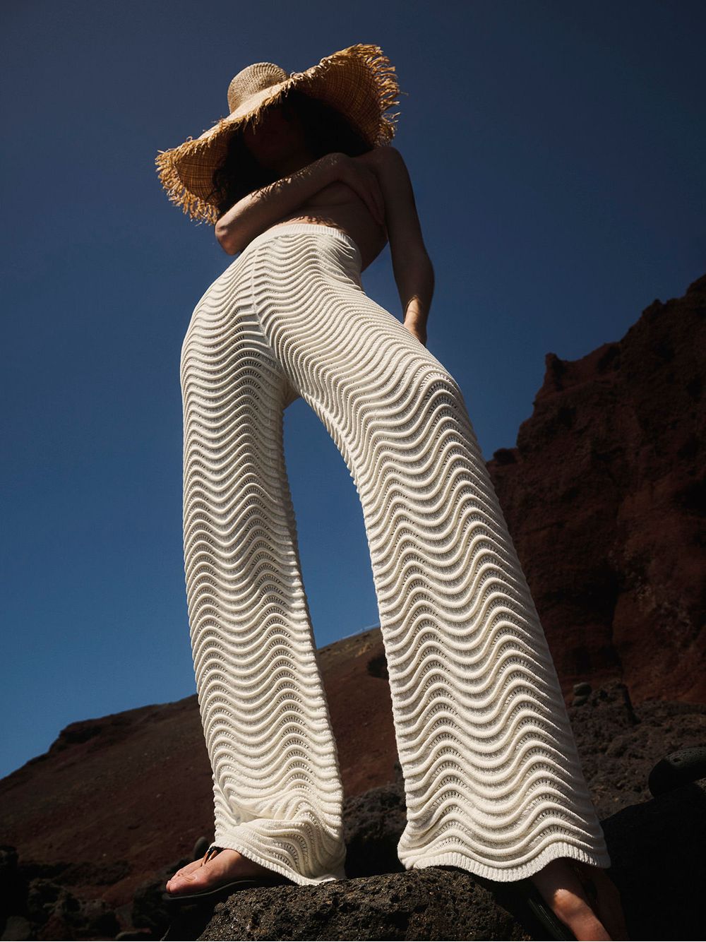 Anselmi — Calça Ondas Off White