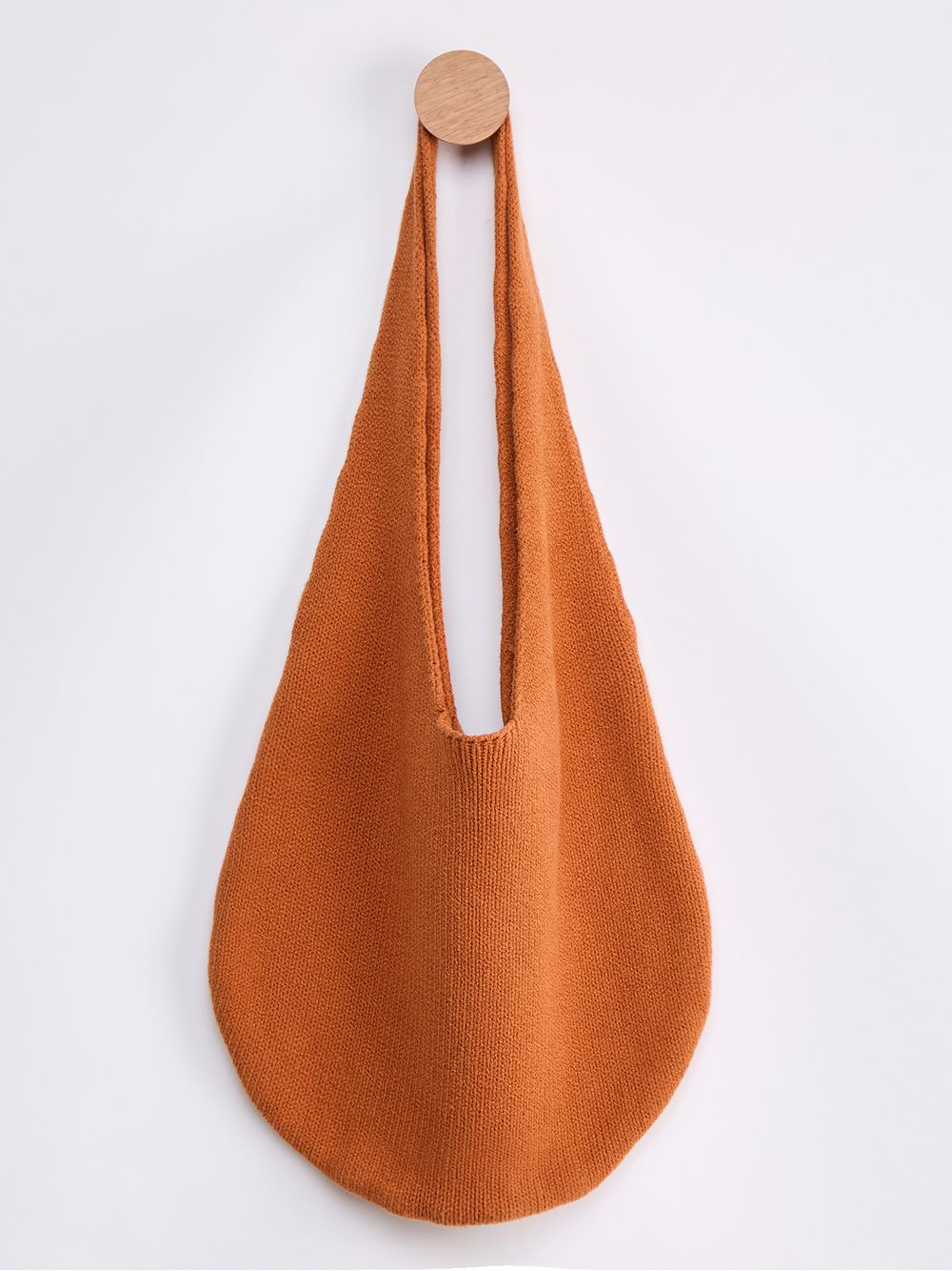 Anselmi — Bolsa Tricot Terracota