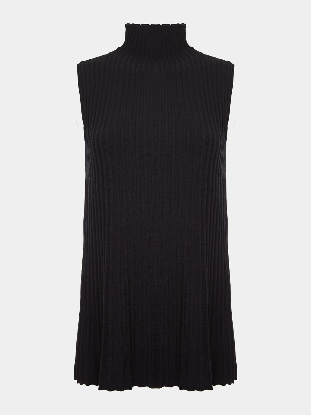 Anselmi — Blusa Lume Gola Alta Preto