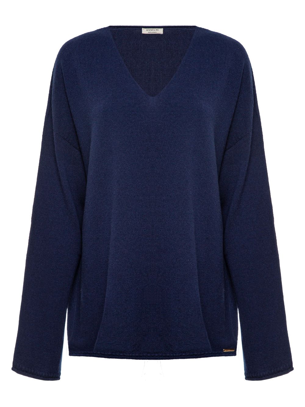 Anselmi — Blusa Anselmi 100% Cashmere Azul Marinho