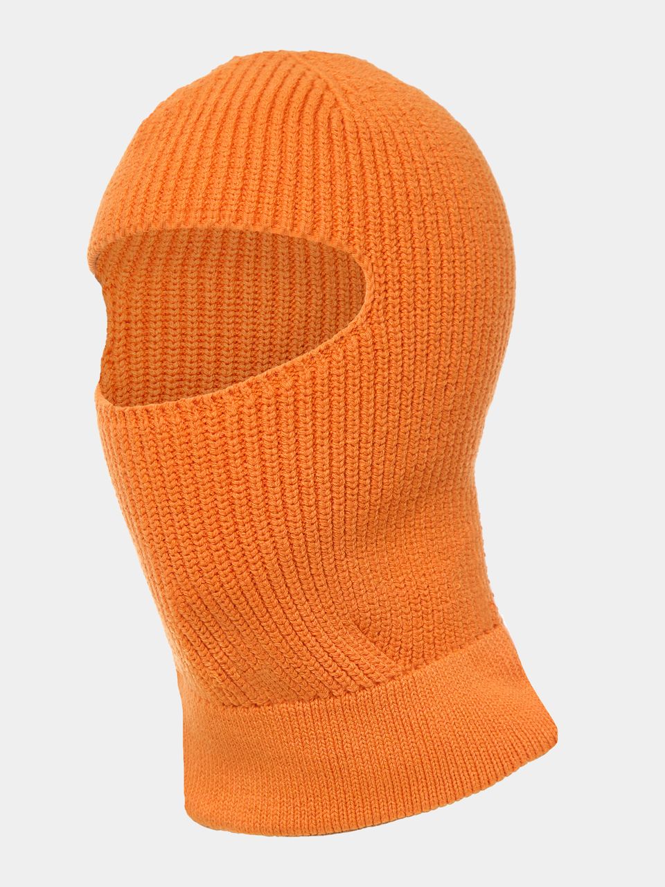 Balaclava em Tricô Laranja