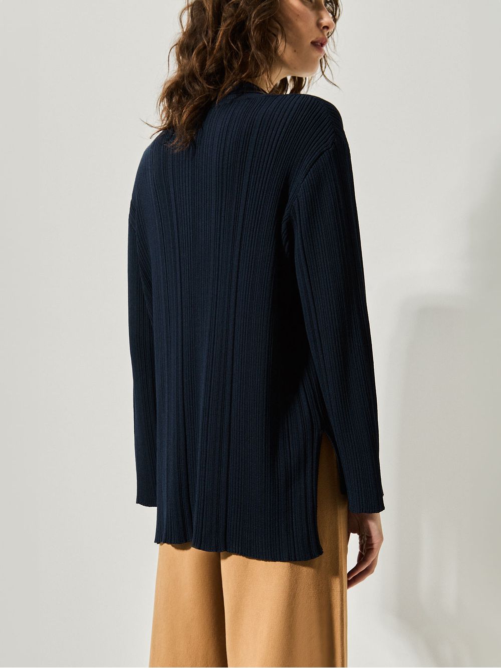Anselmi — Blusa Gola Polo Azul Meia Noite