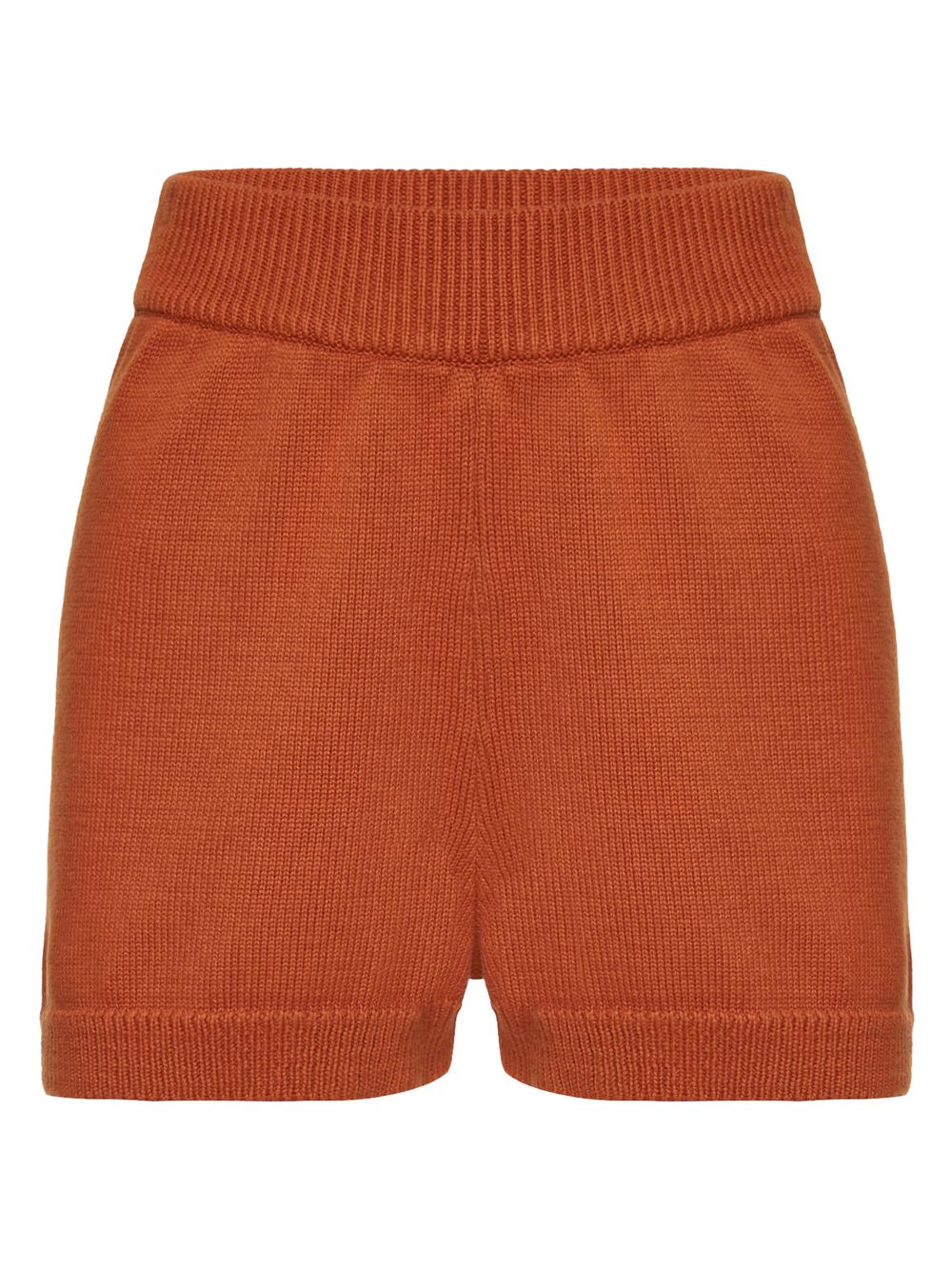 Anselmi — Short Curto em Tricô Terracota