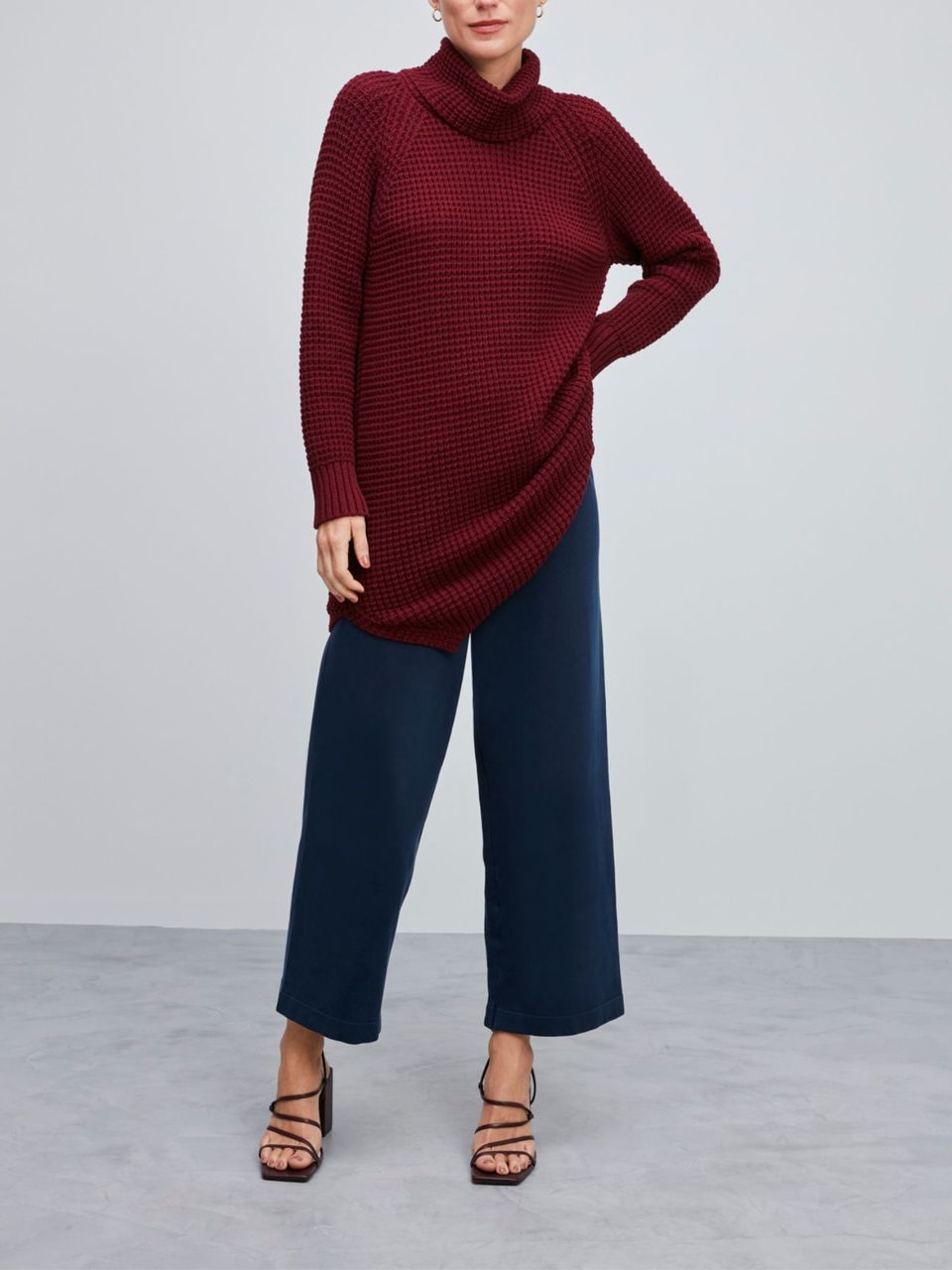 Maxi Pull Pérola Bordo