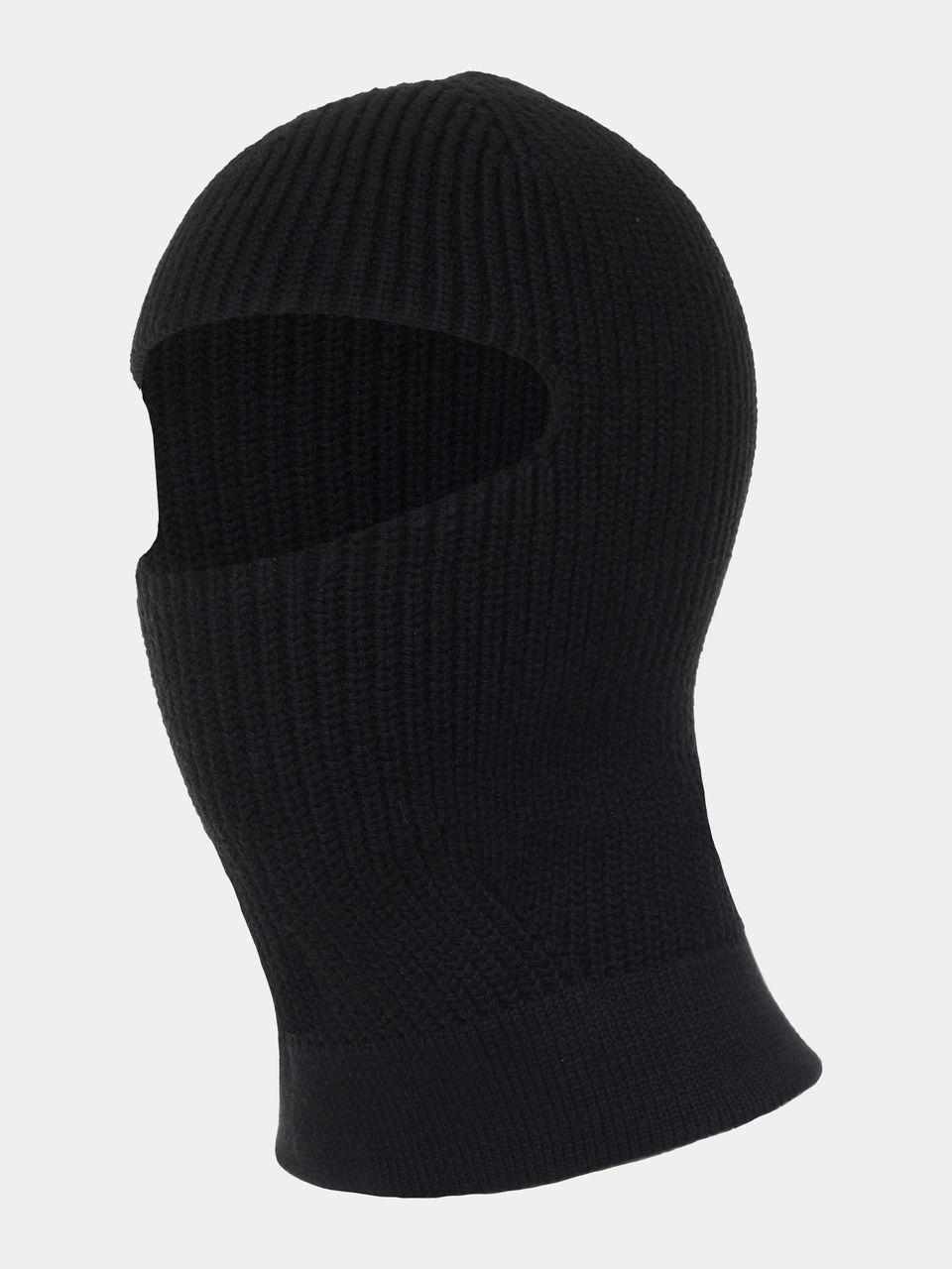 Balaclava em Tricô Preto