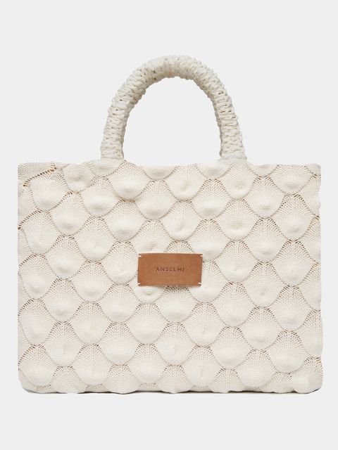 Bolsa Escama 38 X 37 Cm Cru — Anselmi