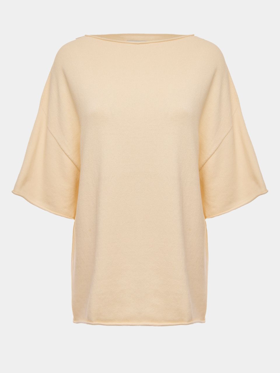Blusa Básica Decote Canoa Cru