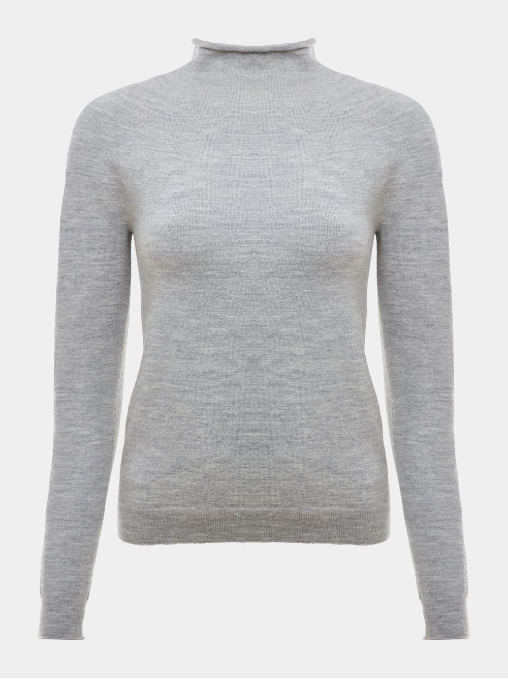 Anselmi — Blusa Feminina em Lã Merino Cinza