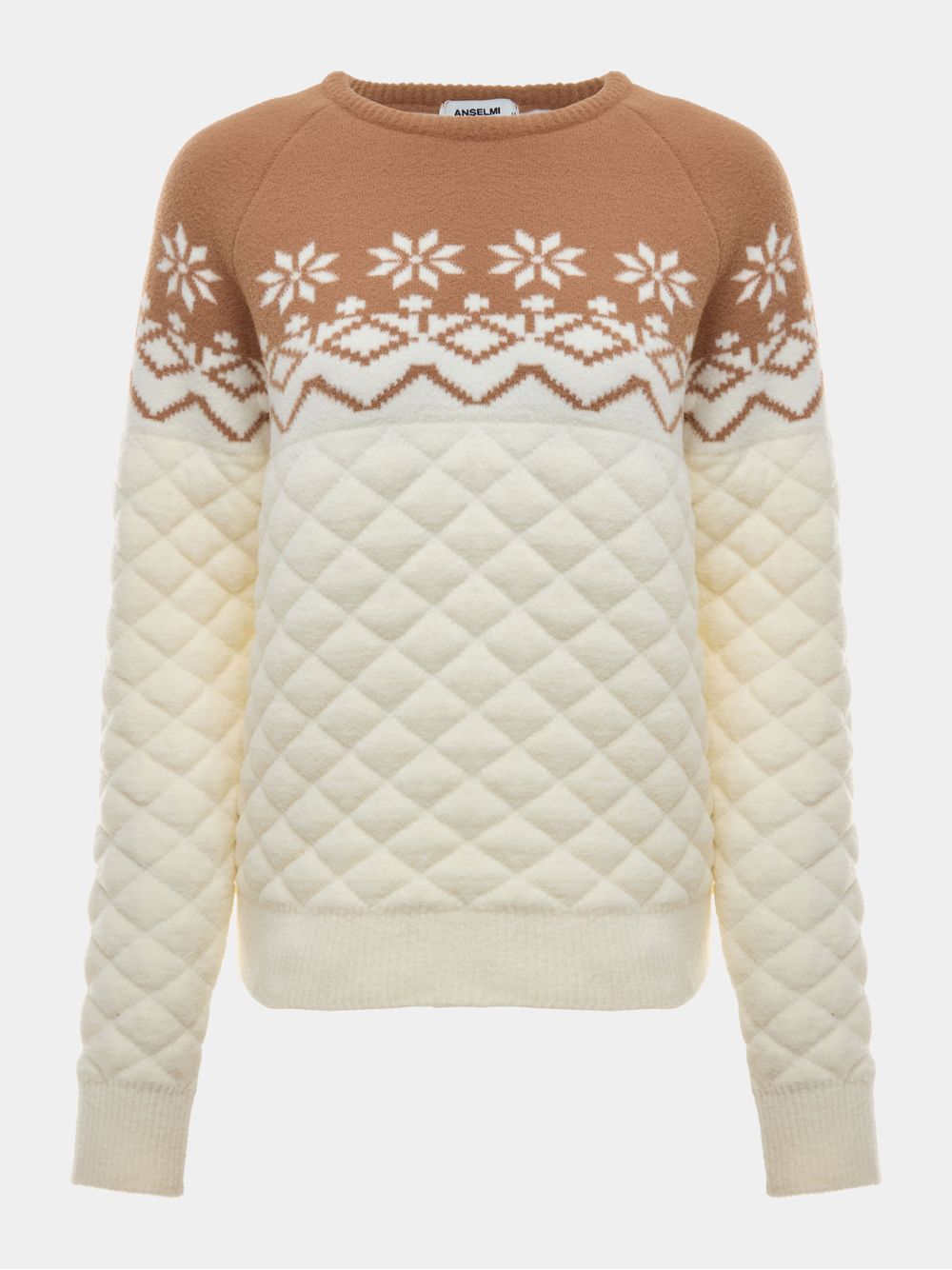 Anselmi — Suéter Matelassado Off White