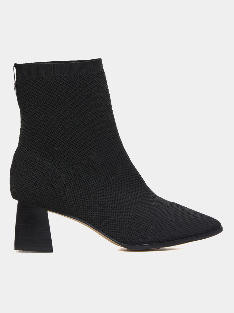 Bota Cano Curto e Salto Alto Preto