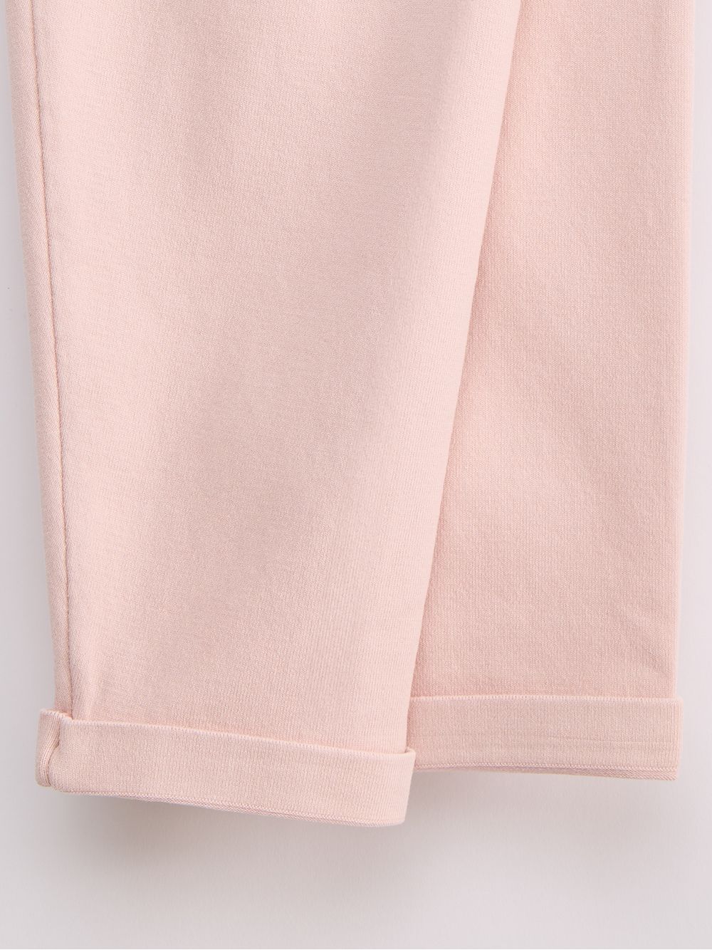 Anselmi — Calça em Tricô com Barra Italiana Blush