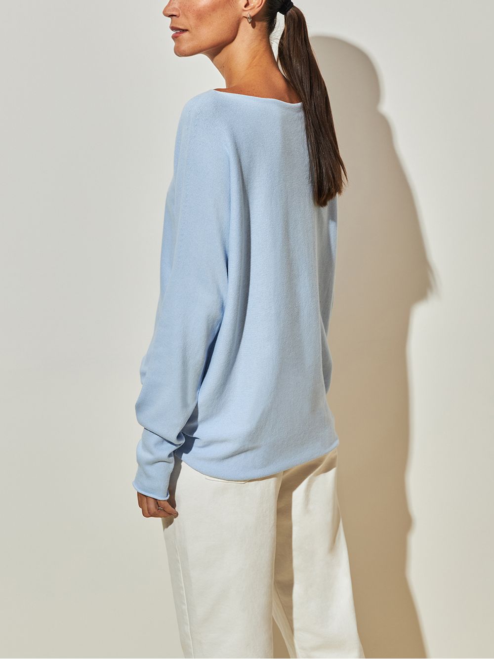Anselmi — Blusa 3D Consuelo Azul Gelo