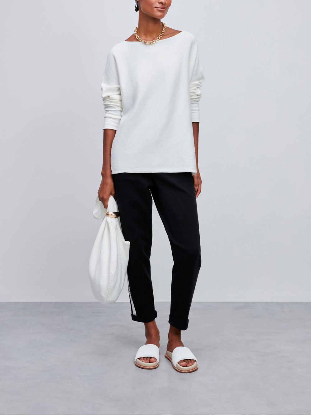Anselmi — Blusa 3D Consuelo Off White