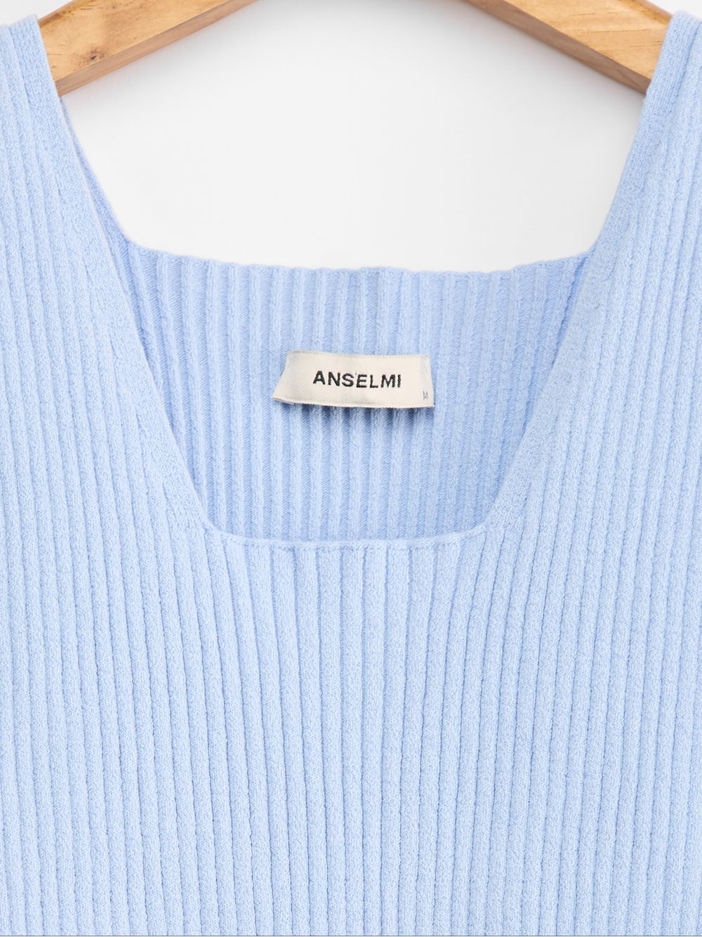 Anselmi — Regata Decote Quadrado Azul Gelo