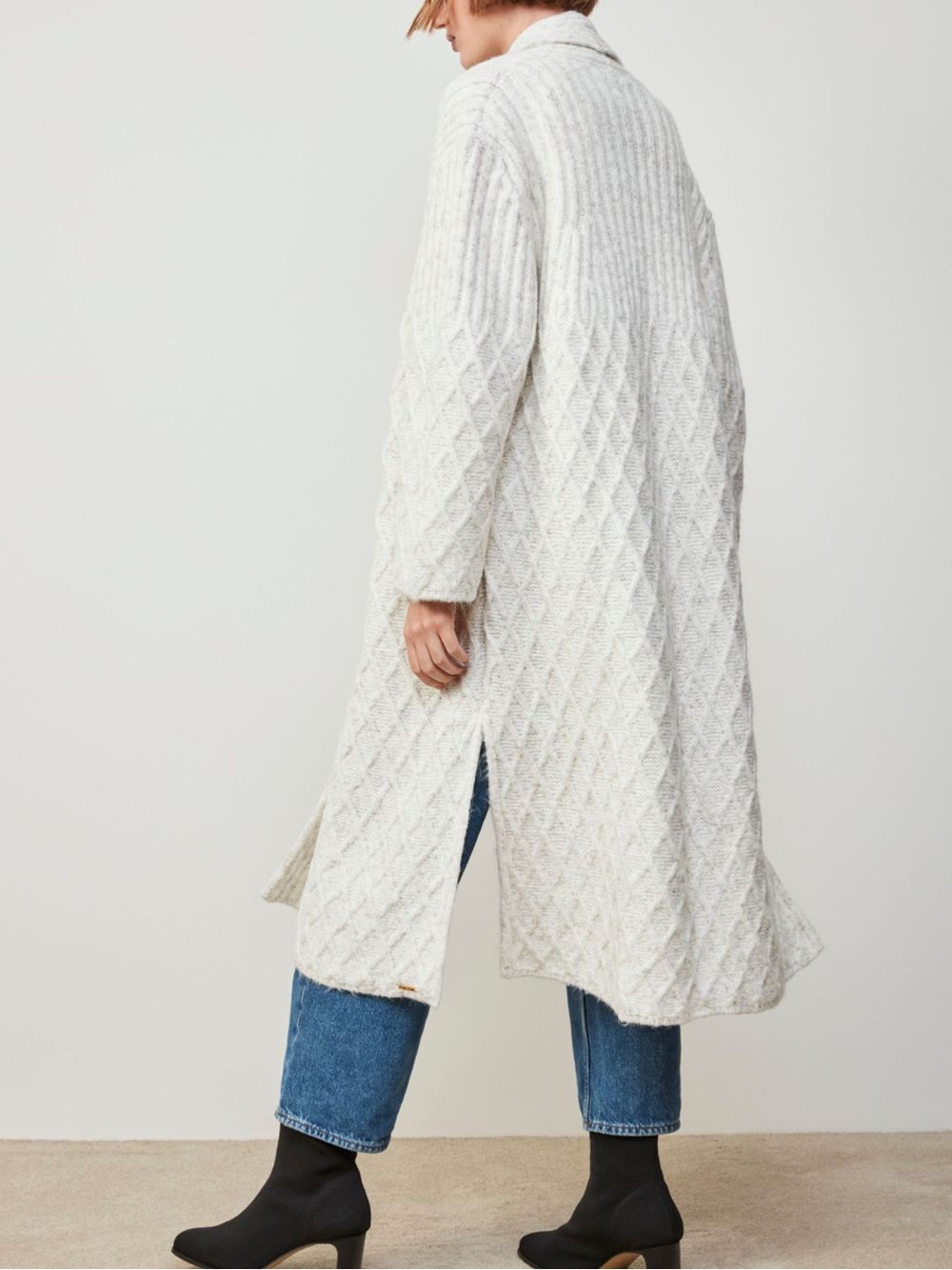 Anselmi — Casaco Aran Off White