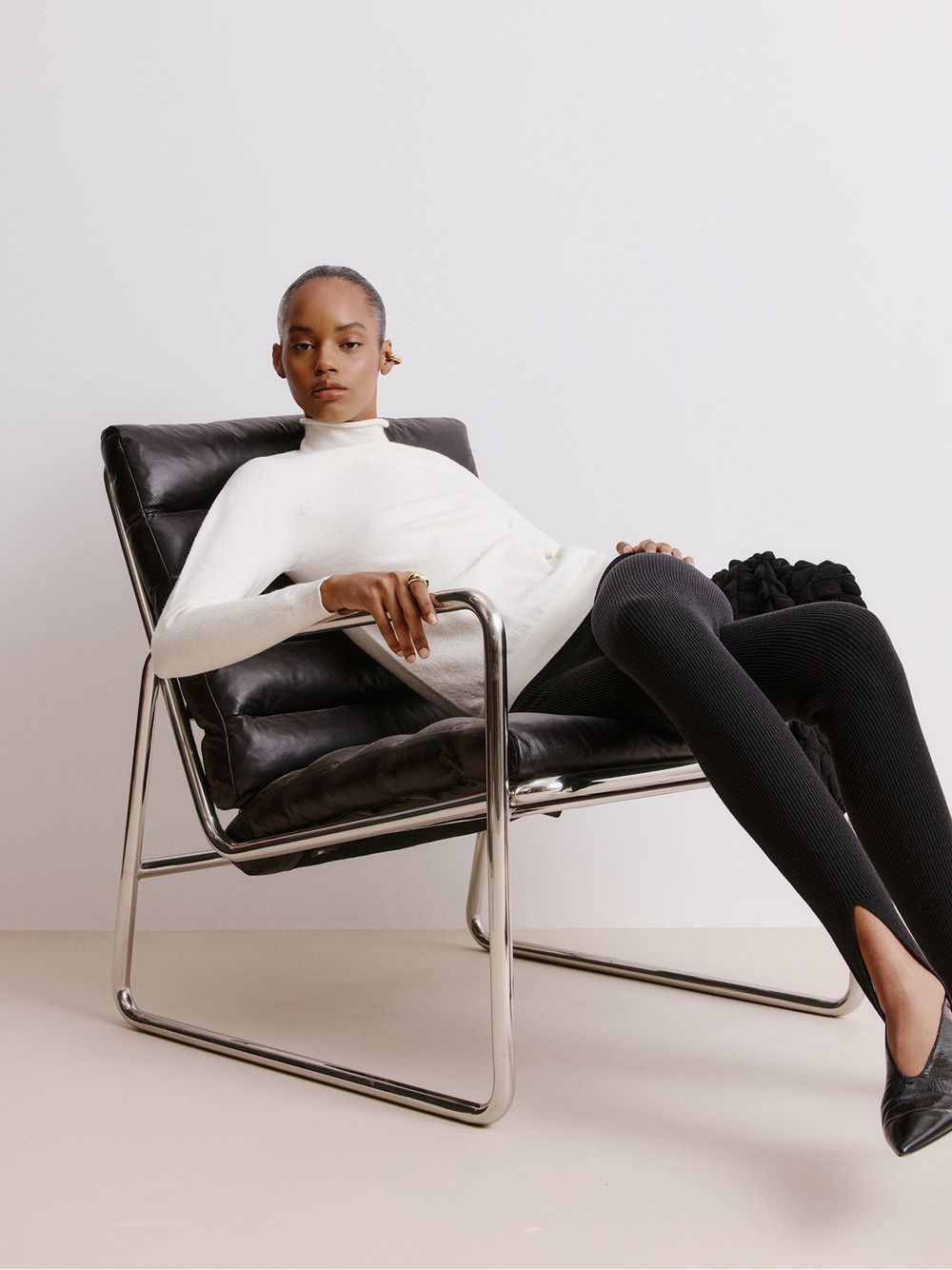 Anselmi — Blusa Feminina em Lã Merino Off White