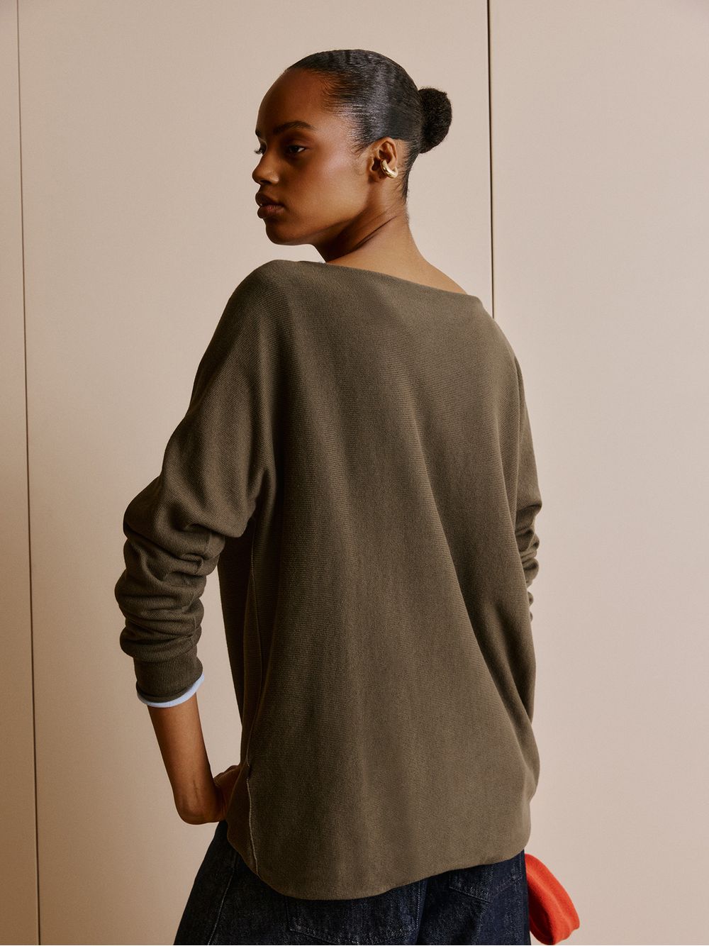 Anselmi — Blusa 3D Consuelo Militar