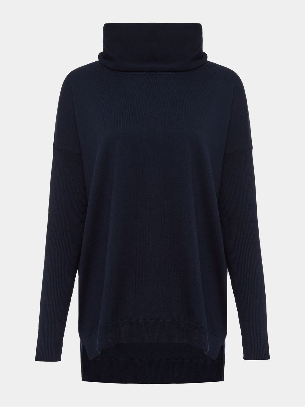 Anselmi — Blusa Anselmi Gola Boba Azul Meia Noite