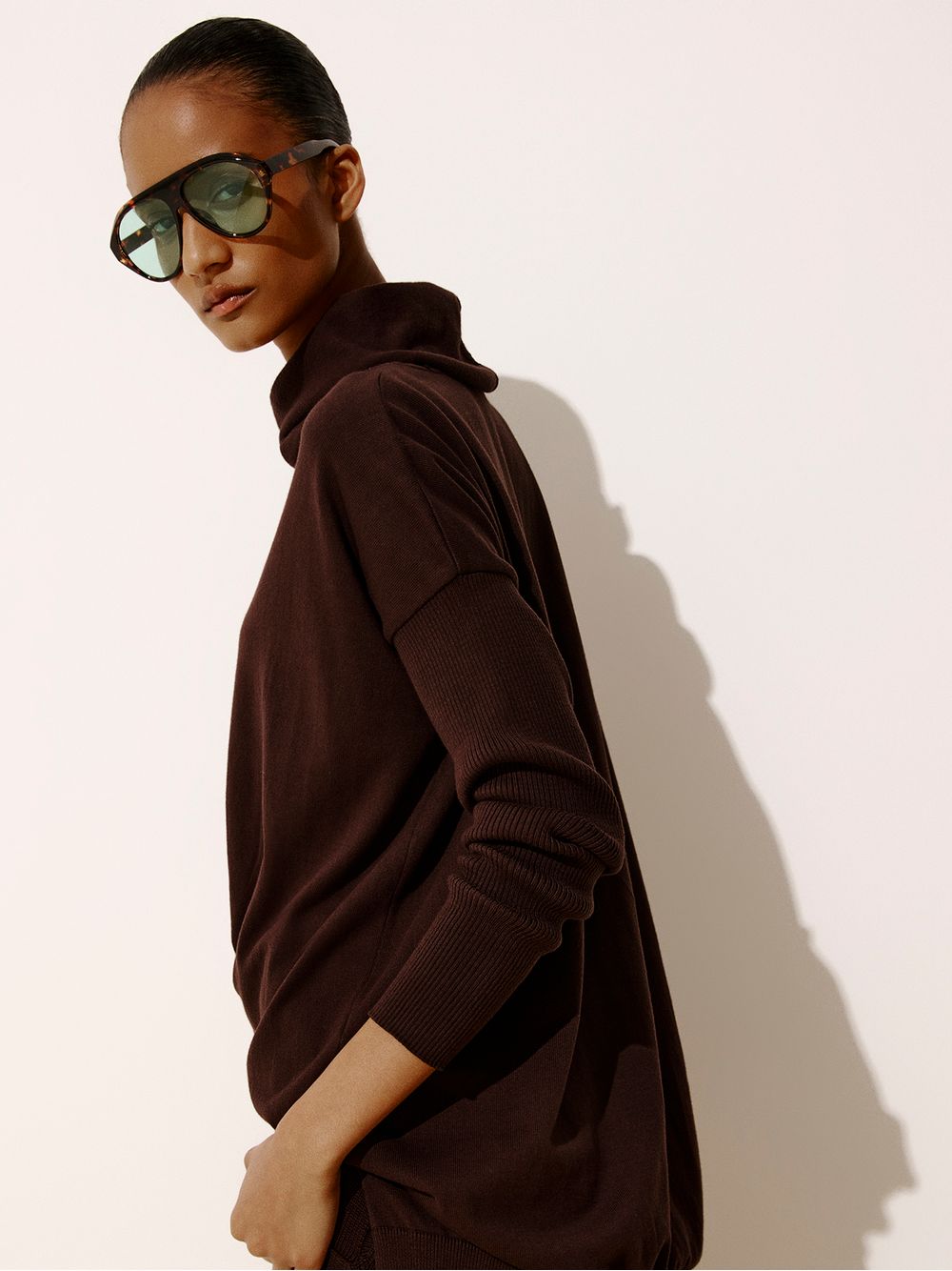 Anselmi — Blusa Anselmi Gola Boba Chocolate