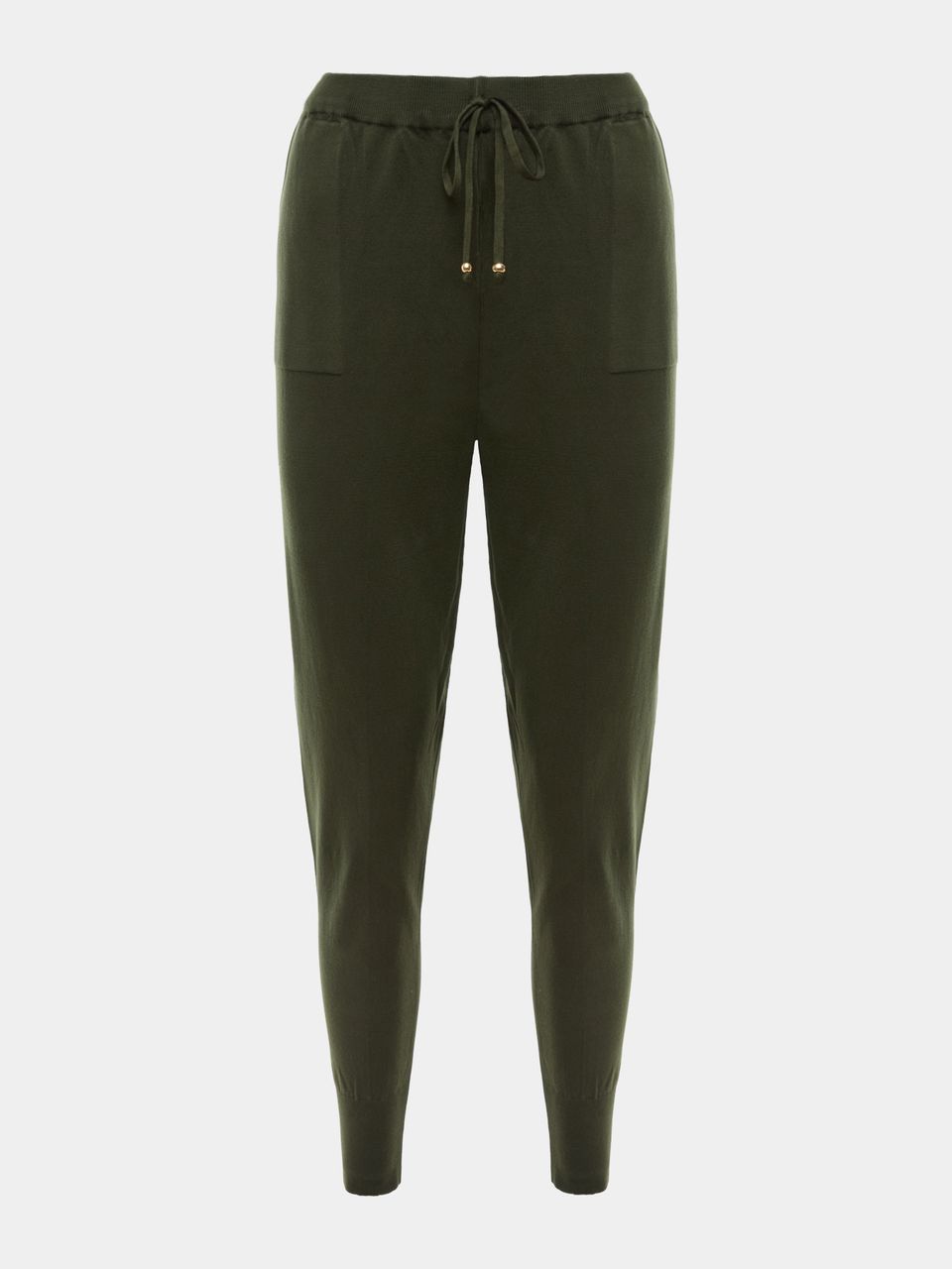 Calça de Tricô Barra Elástica Matcha