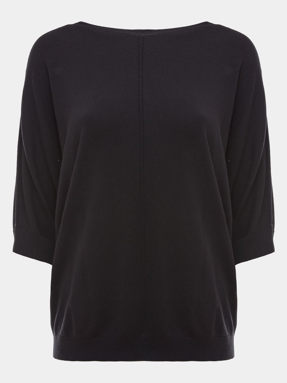 Blusa Ampla 3d Tencel™ Modal Preto