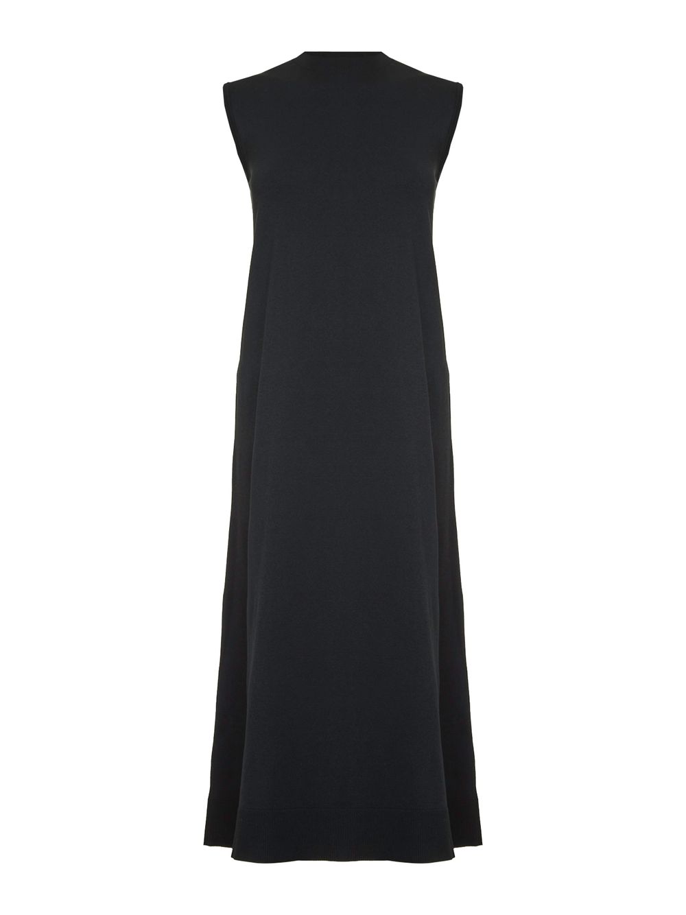 Anselmi — Vestido Midi Sem Mangas Preto