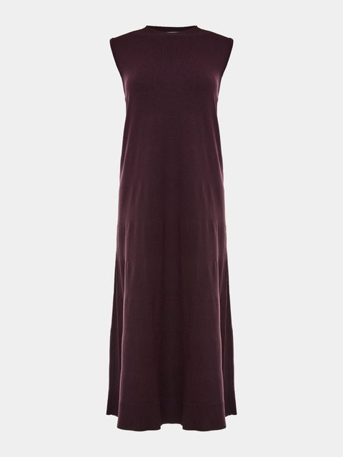 Vestido Midi Sem Mangas Cherry — Anselmi