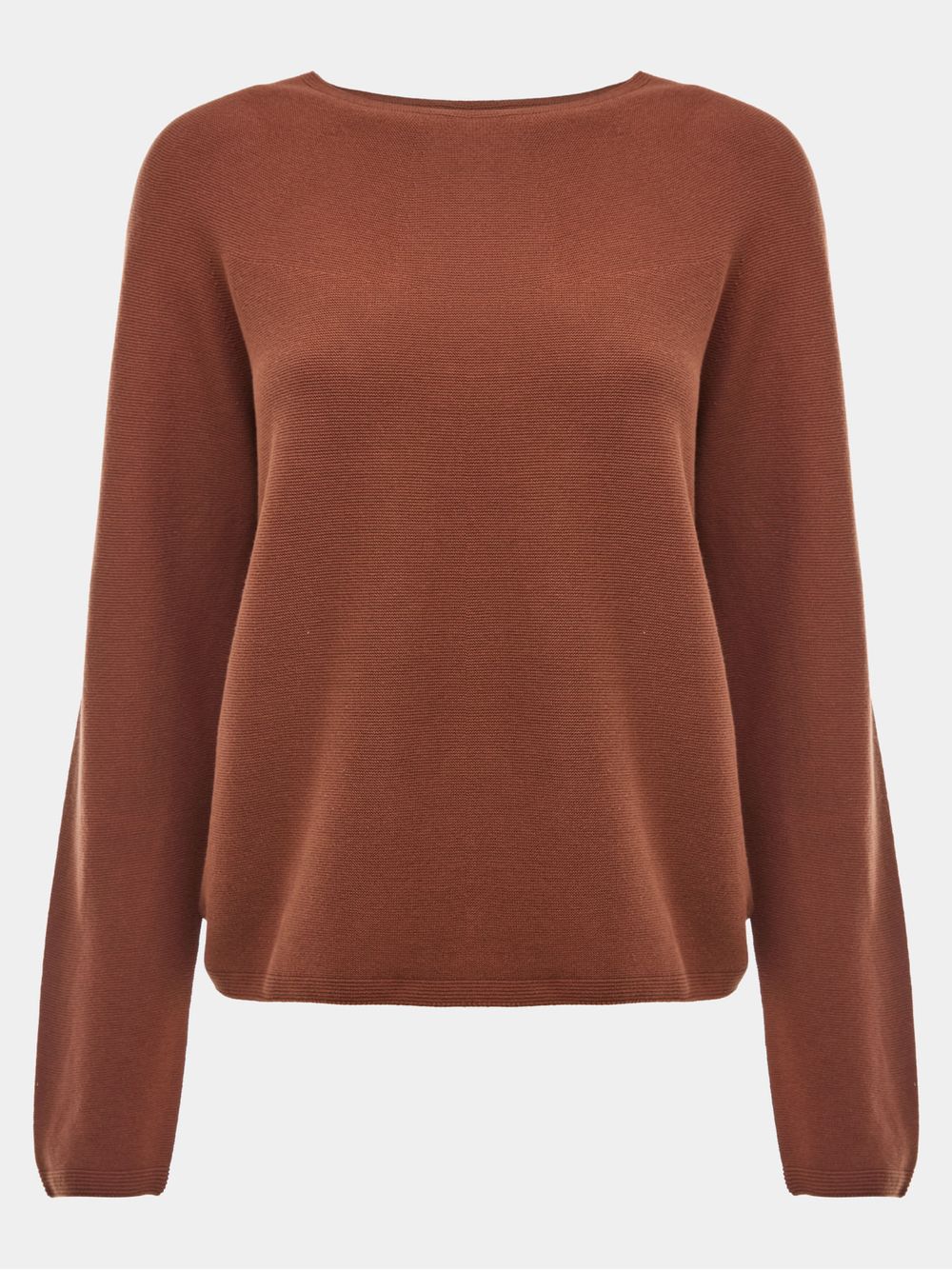 Anselmi — Blusa Manga Longa 3D Camurça