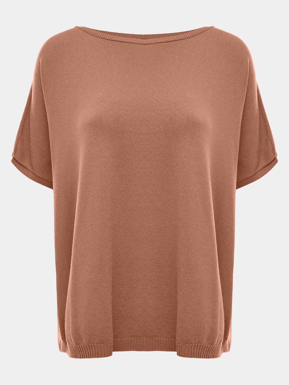 T-Shirt Ampla Decote Canoa Bombom