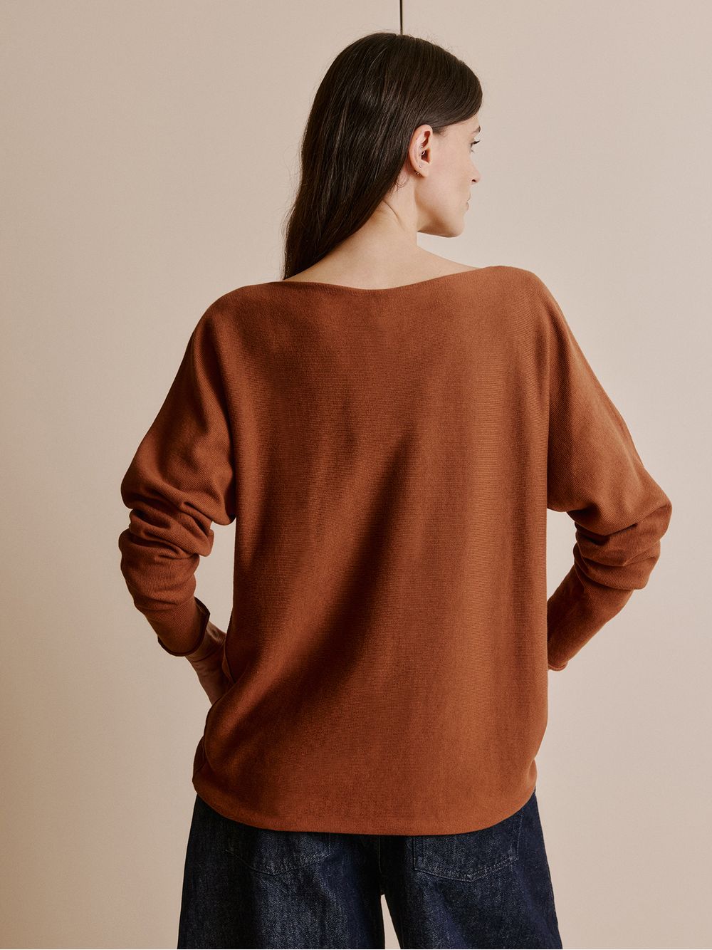 Anselmi — Blusa 3D Consuelo Camurça